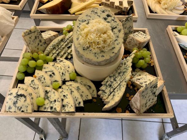 Plateau de fromages à pâte persillée Terroir de Marc 