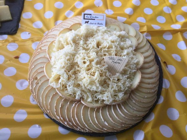 Tête de moine - Plateau de fromages Terroir de Marc 